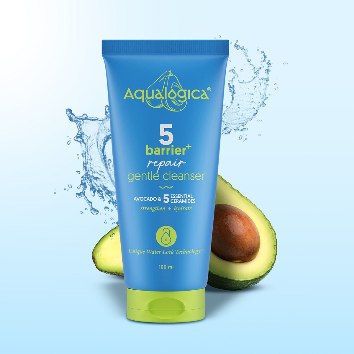 Aqualogica 5 barrier cleanser 100ml avocado