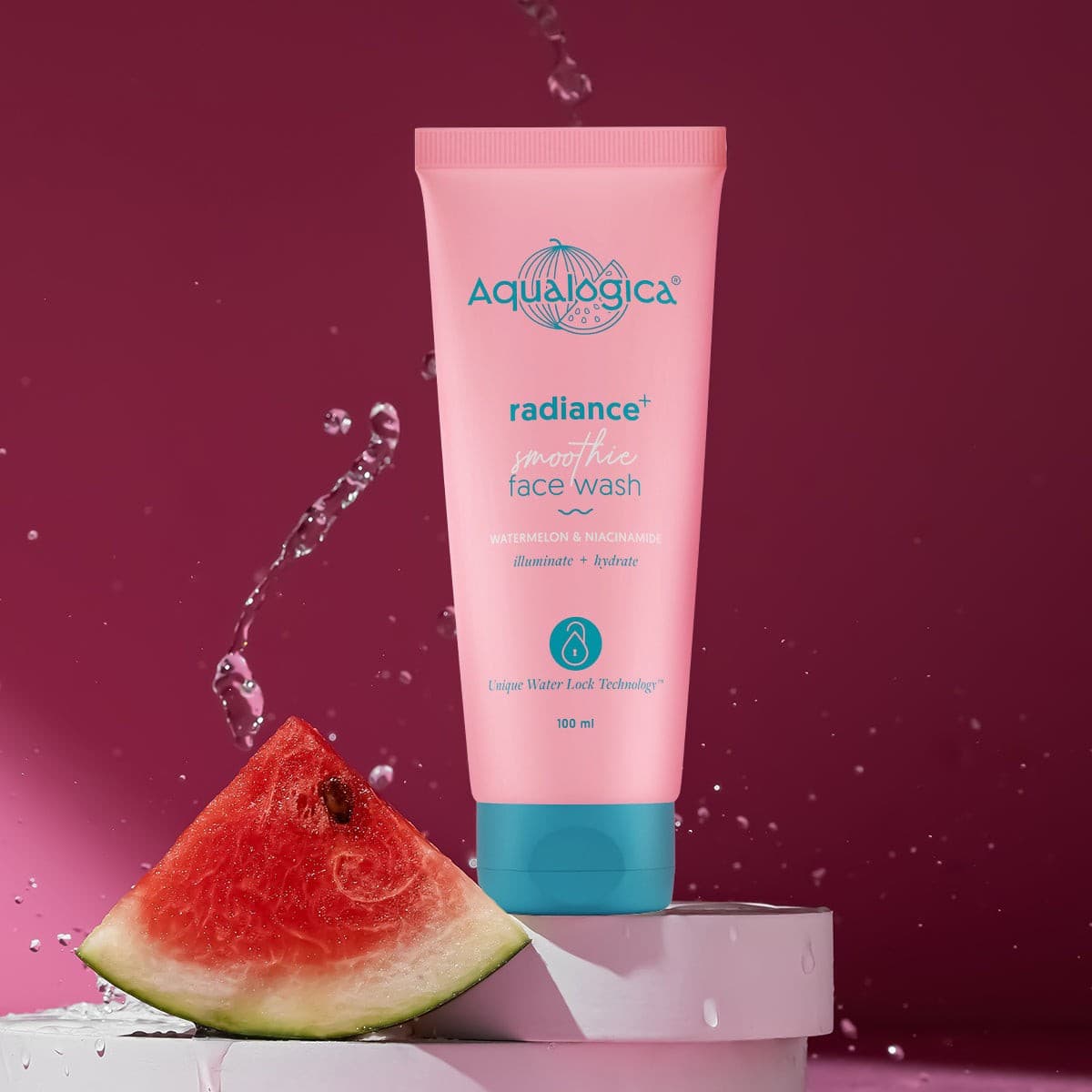 Aqualogica radiance face wash 100ml watermelon