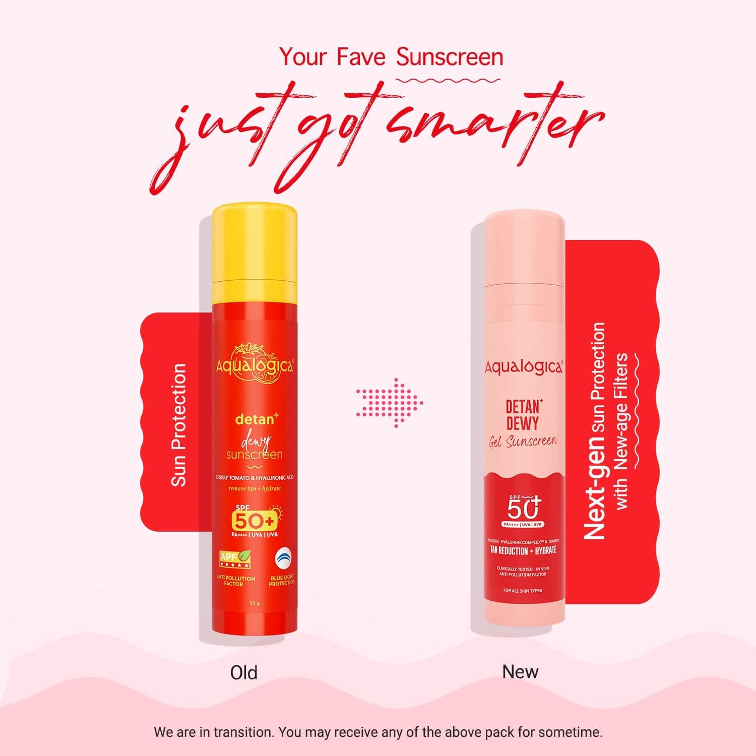 Detan+ Dewy Gel Sunscreen SPF 50+ PA++++ with 2% Kojic-Hyaluron Complex™ & Wild Berries - 50 g
