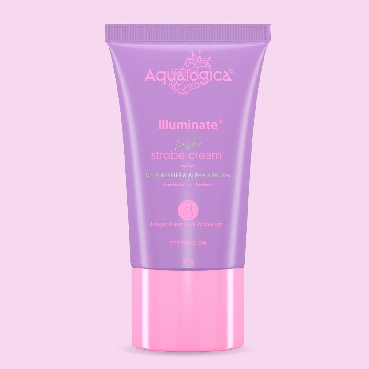 Illuminate+ Lush Strobe Cream with Wild Berries & Alpha Arbutin for Instant HD Glow - 30g