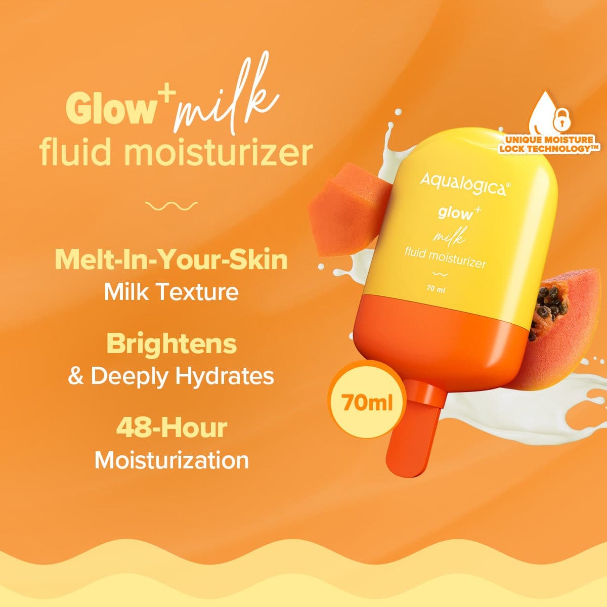 Aqualogica Glow+ Milk Fluid Moisturizer duo