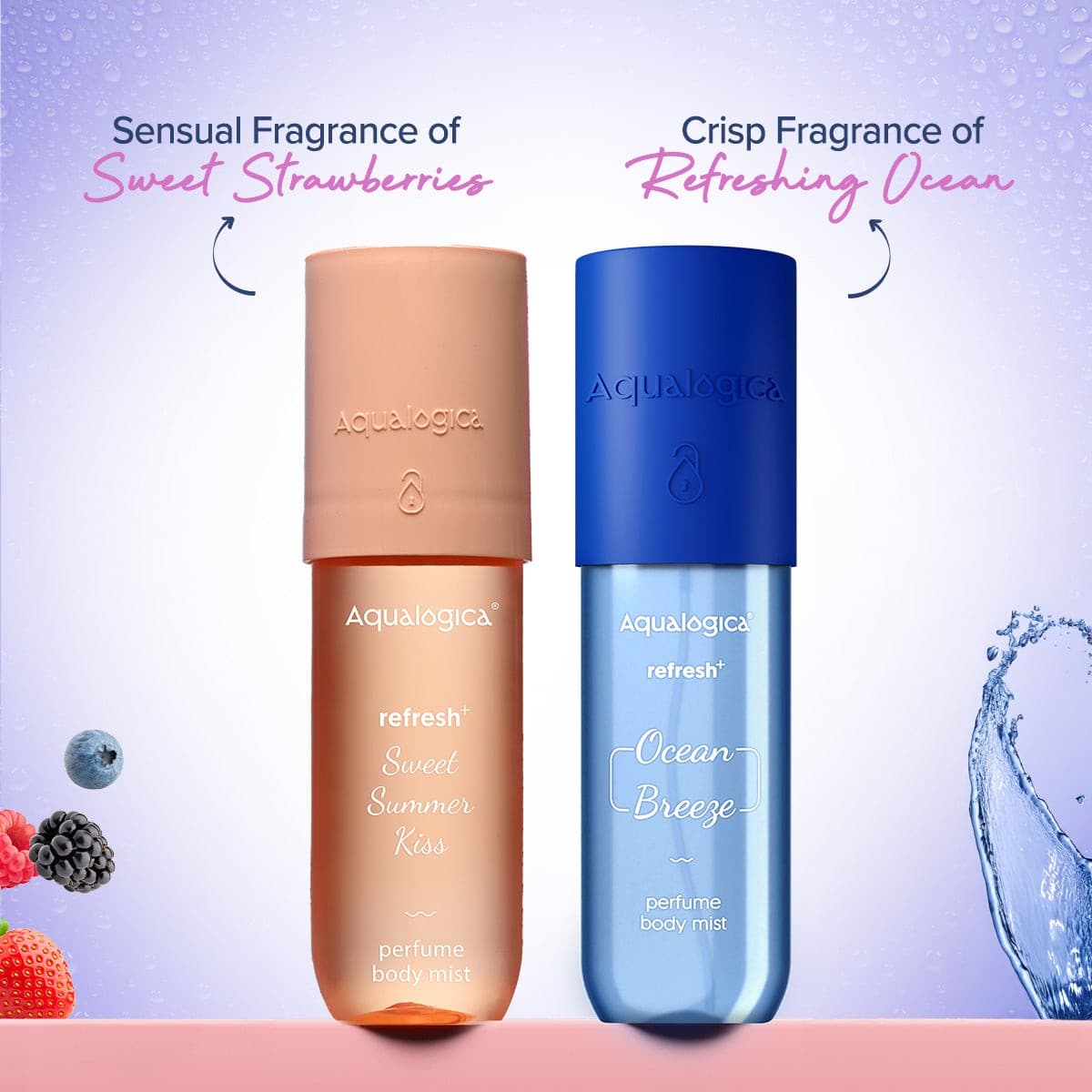 Berry mist duo with Sweet Berry and Sea Breeze 