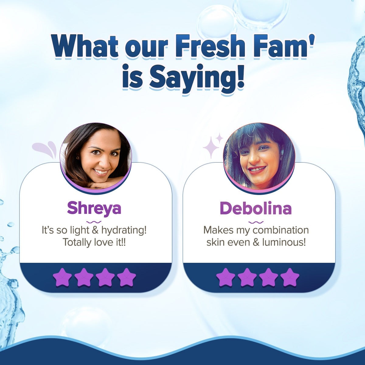 Fresh Fam ratings for Illuminate Hydra Gel moisturizer