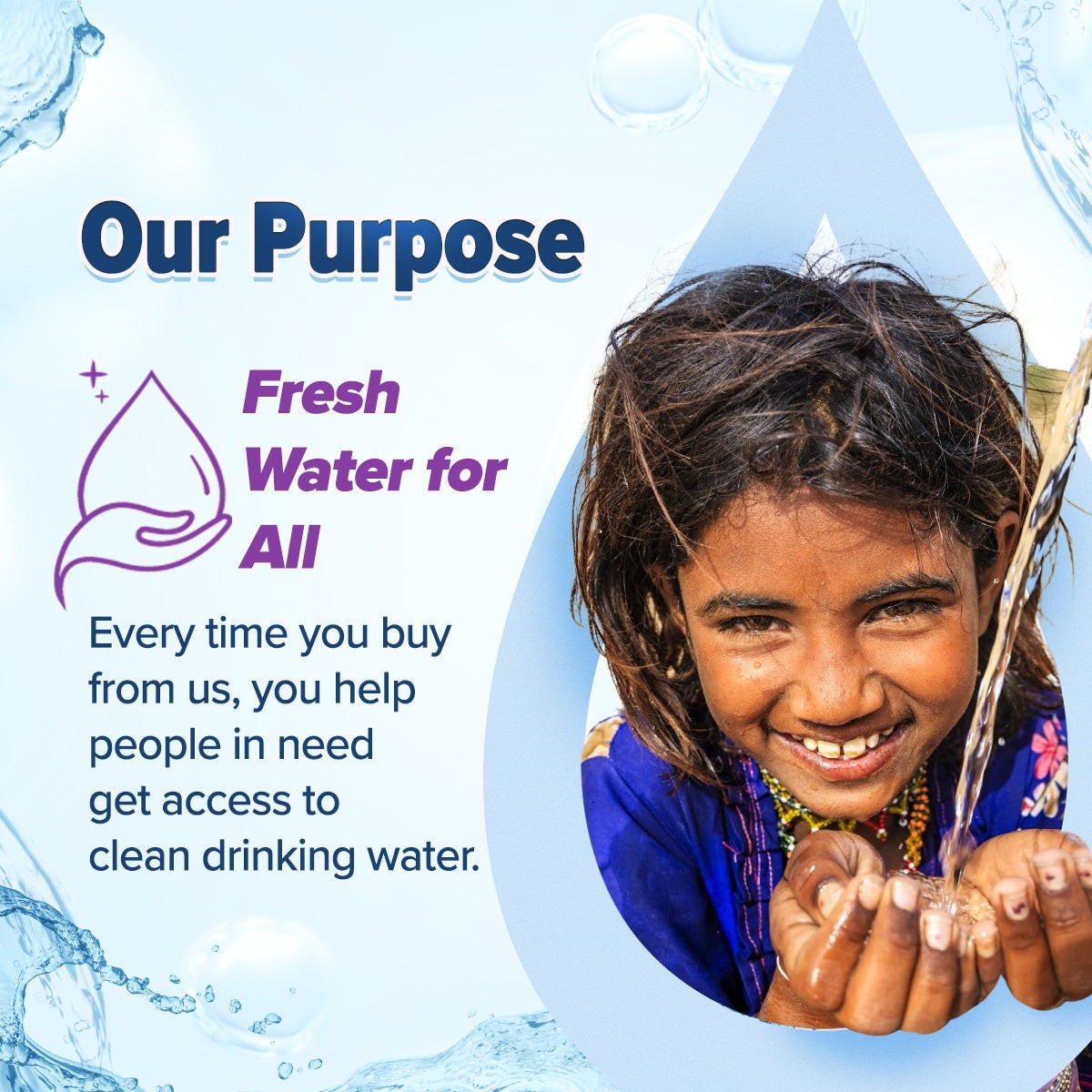 Fresh Water For All story with Aqualogica brand purpose
