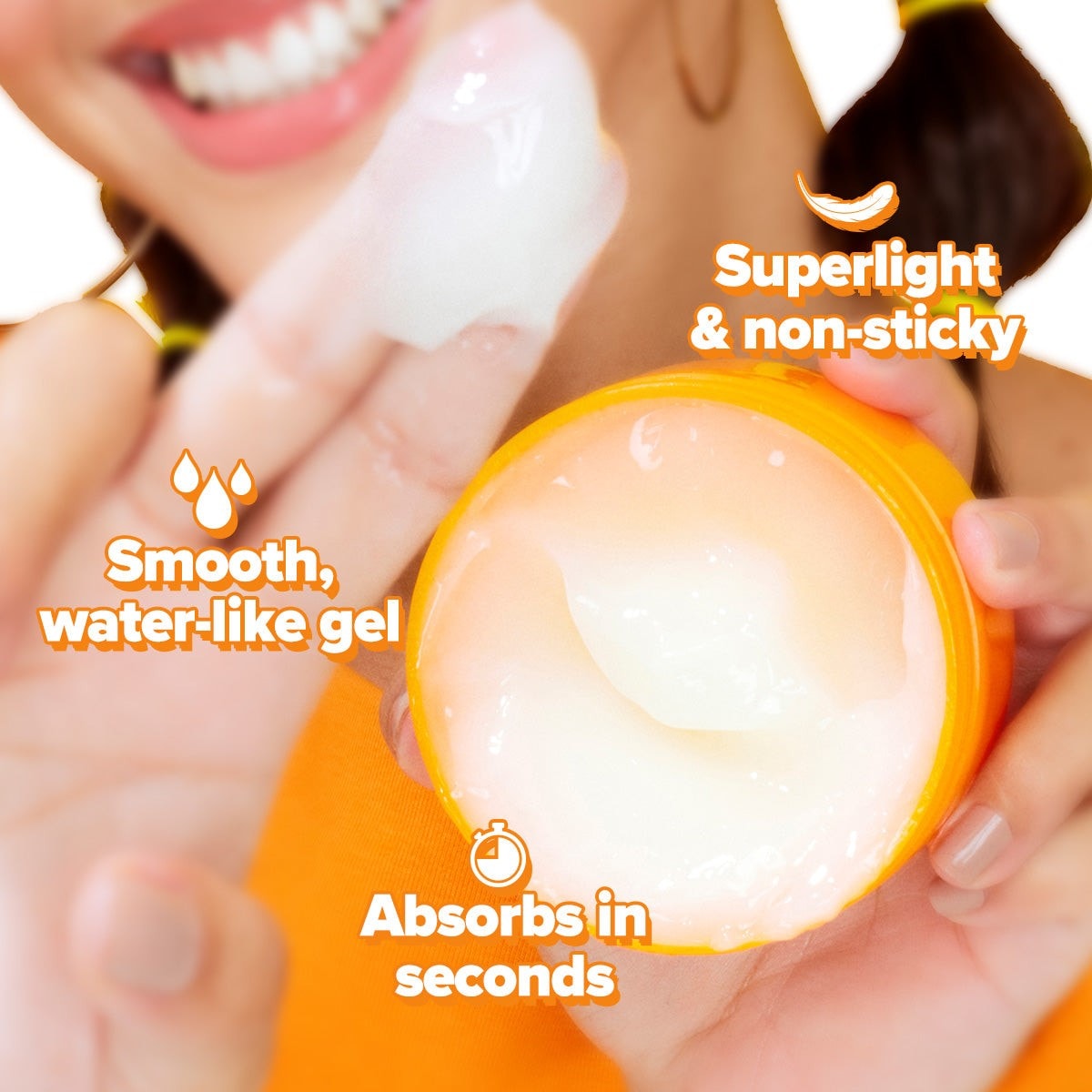 Glow hydra gel moisturizer for a quick dewy finish