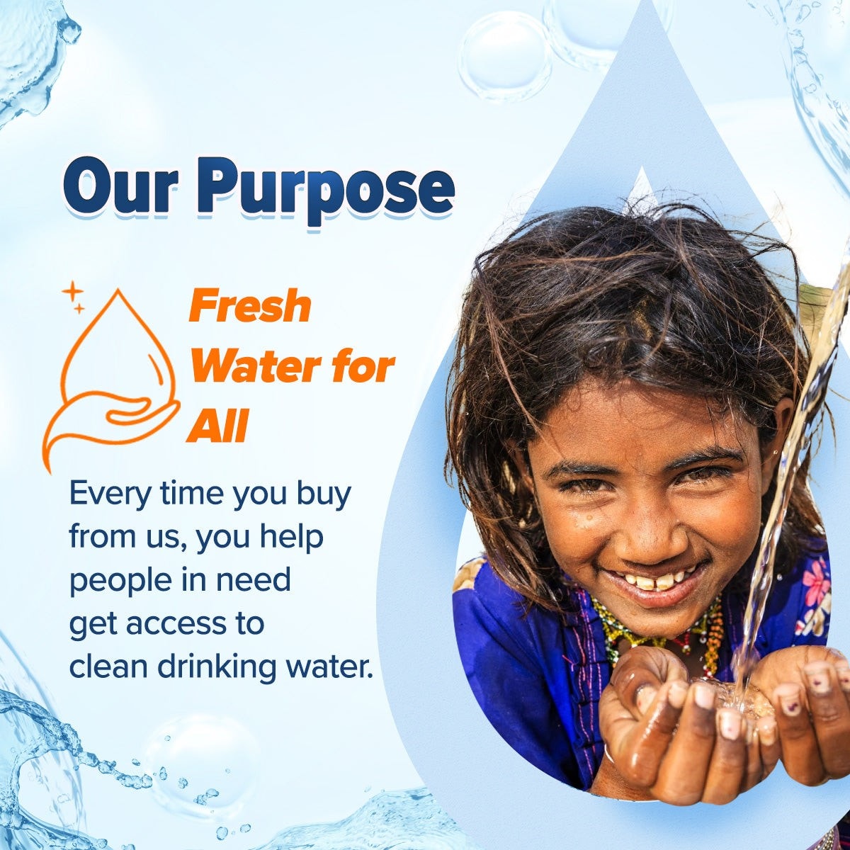 Fresh Water For All story with Aqualogica brand purpose