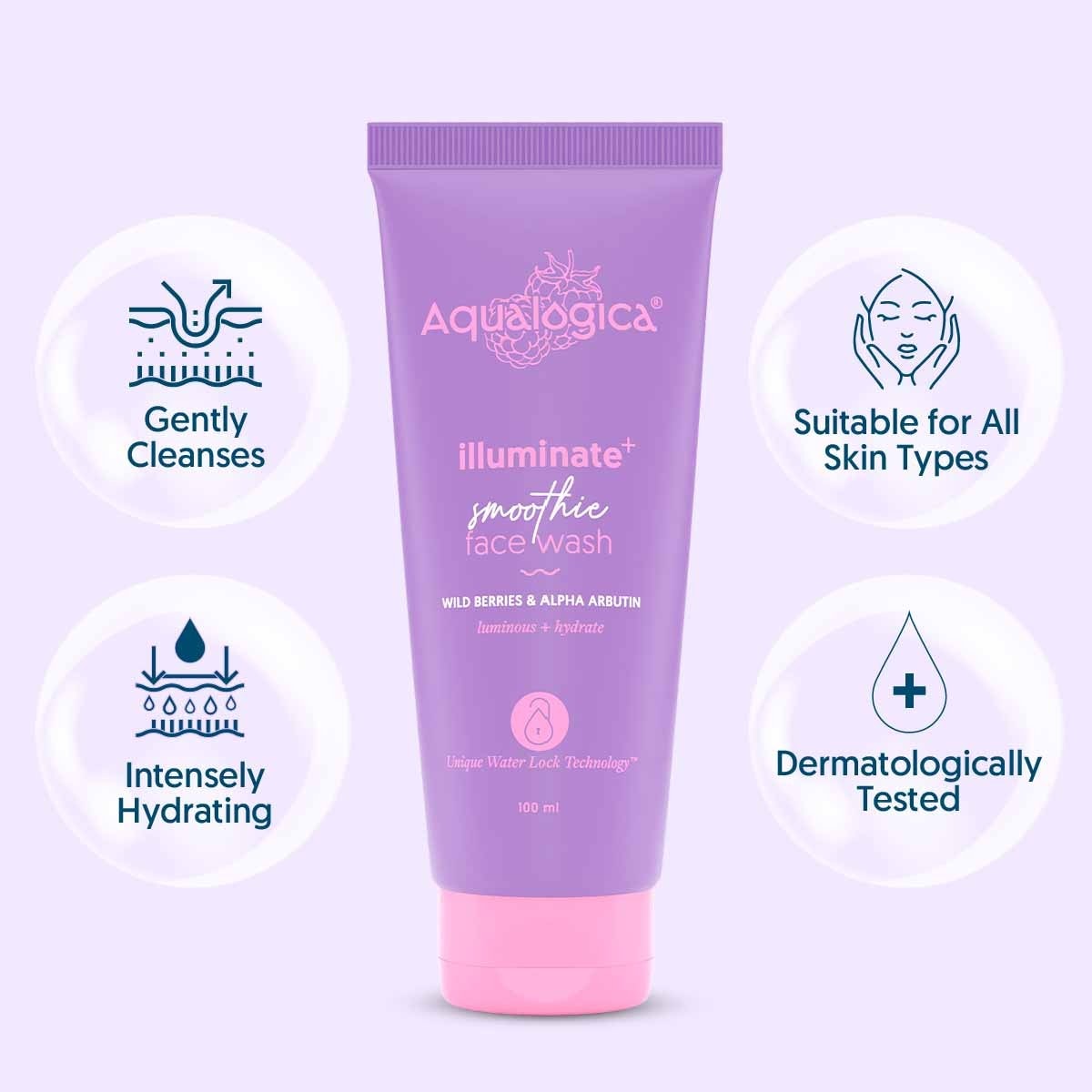 Illuminate face wash gently cleanses hydrating