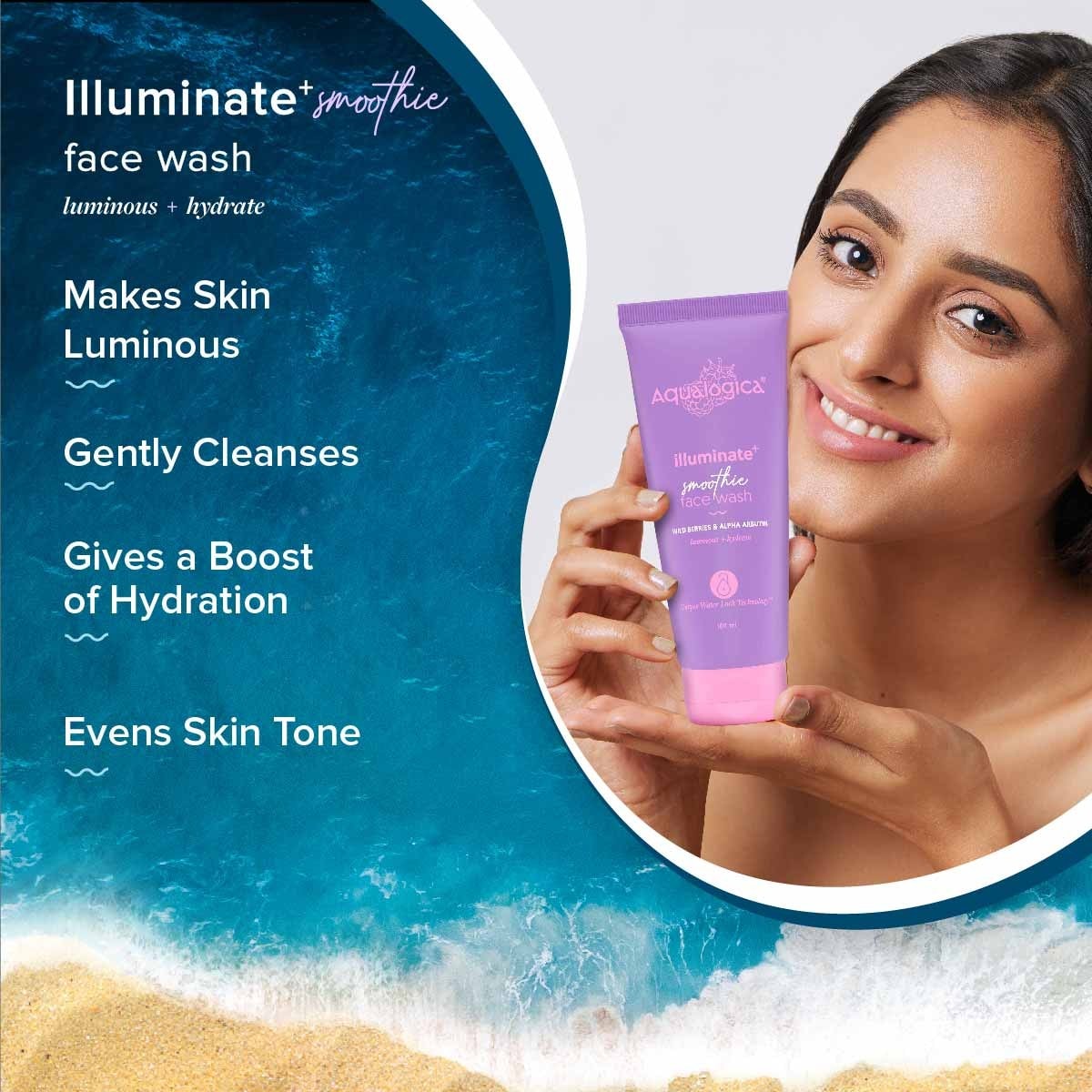 Illuminate face wash luminous glow model