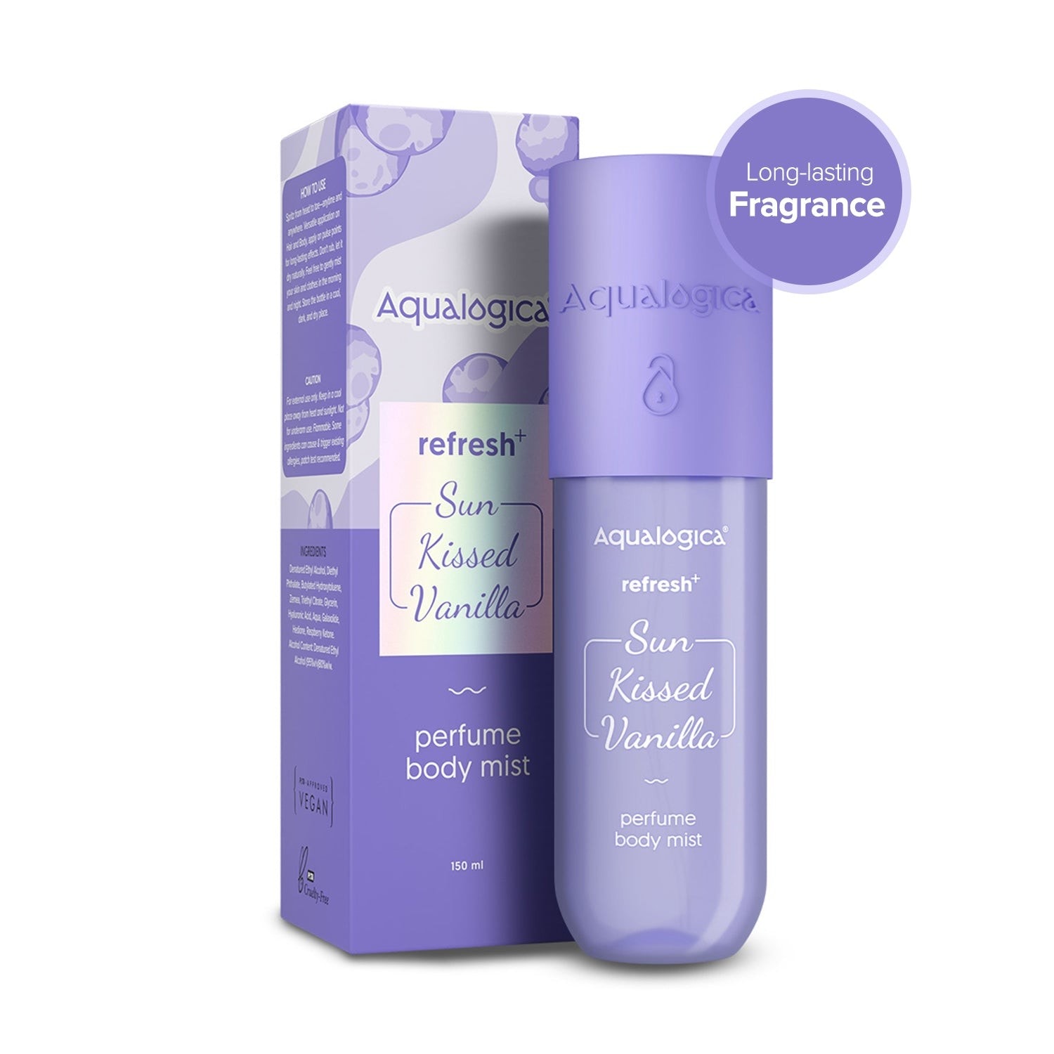 Vanilla body mist long lasting fragrance 