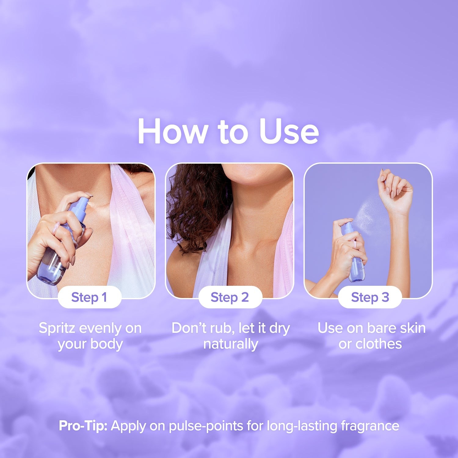 
Vanilla body mist how to use spray steps
