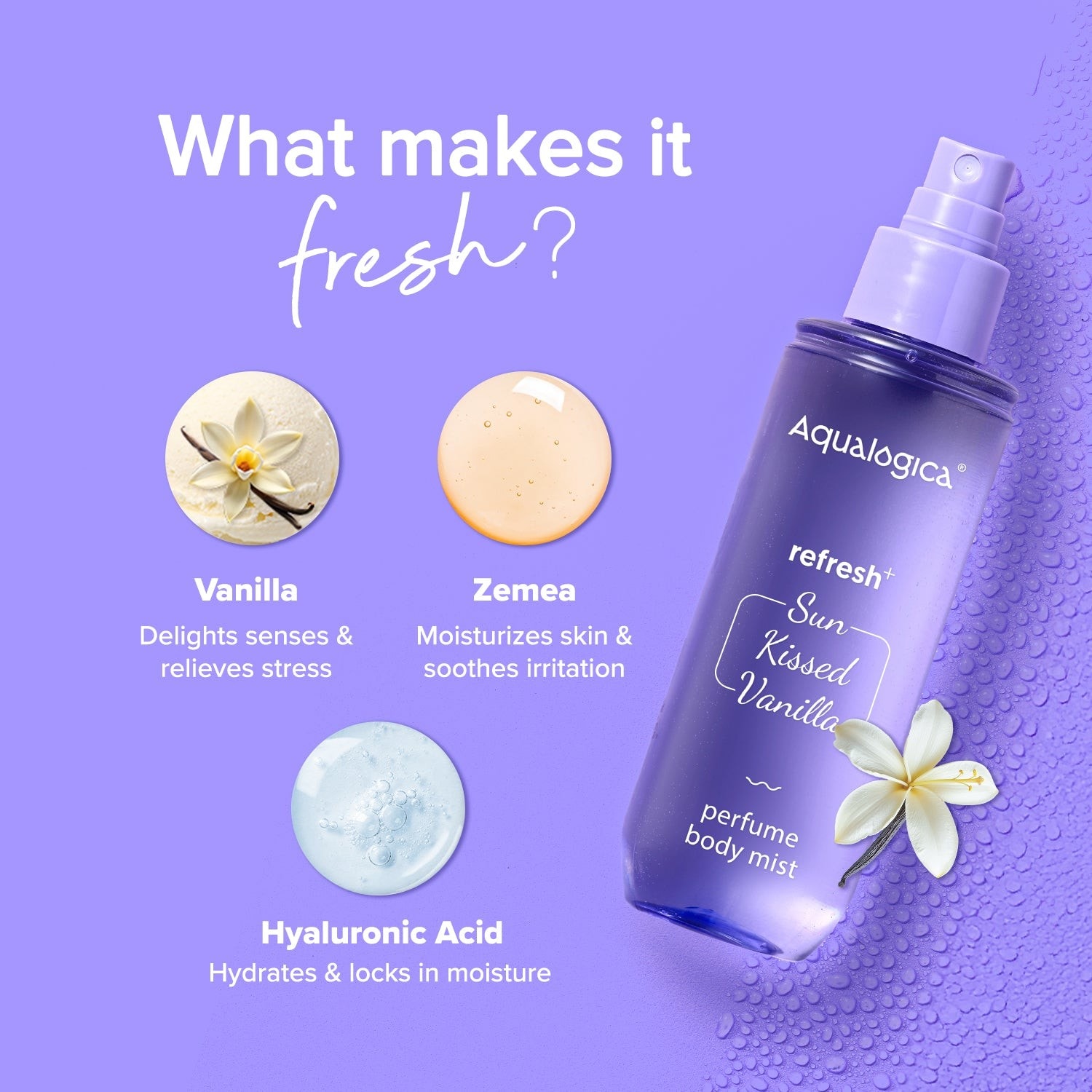 Vanilla zemea hyaluronic acid what makes fresh
