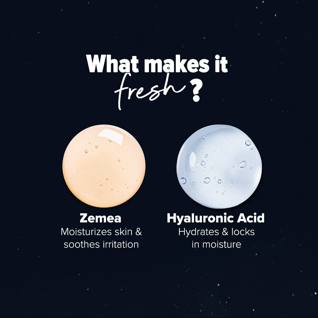 Hydrating perfume mist formula with Zemea and hyaluronic acid
