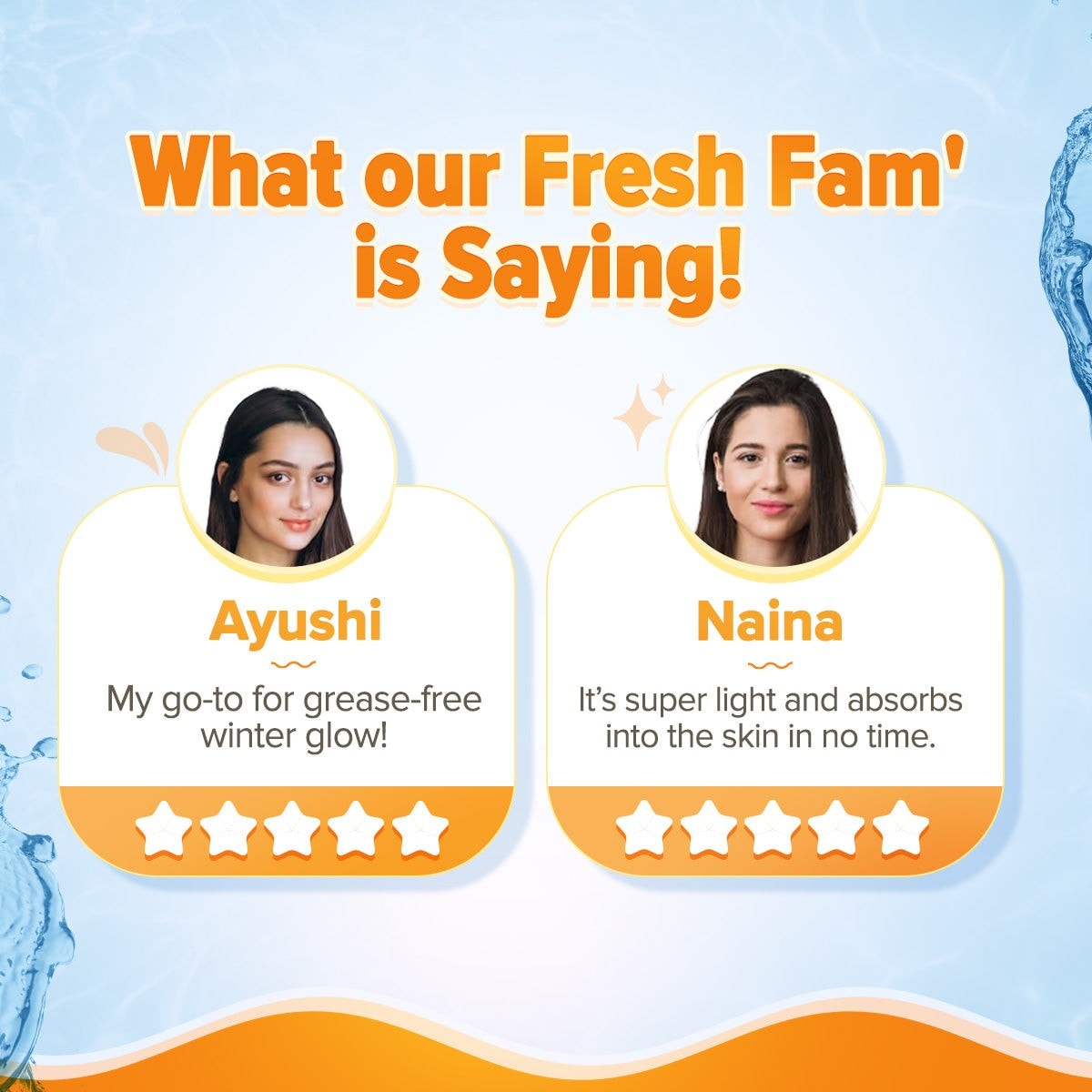 Customer reviews are sharing Aqualogica moisturizer results
