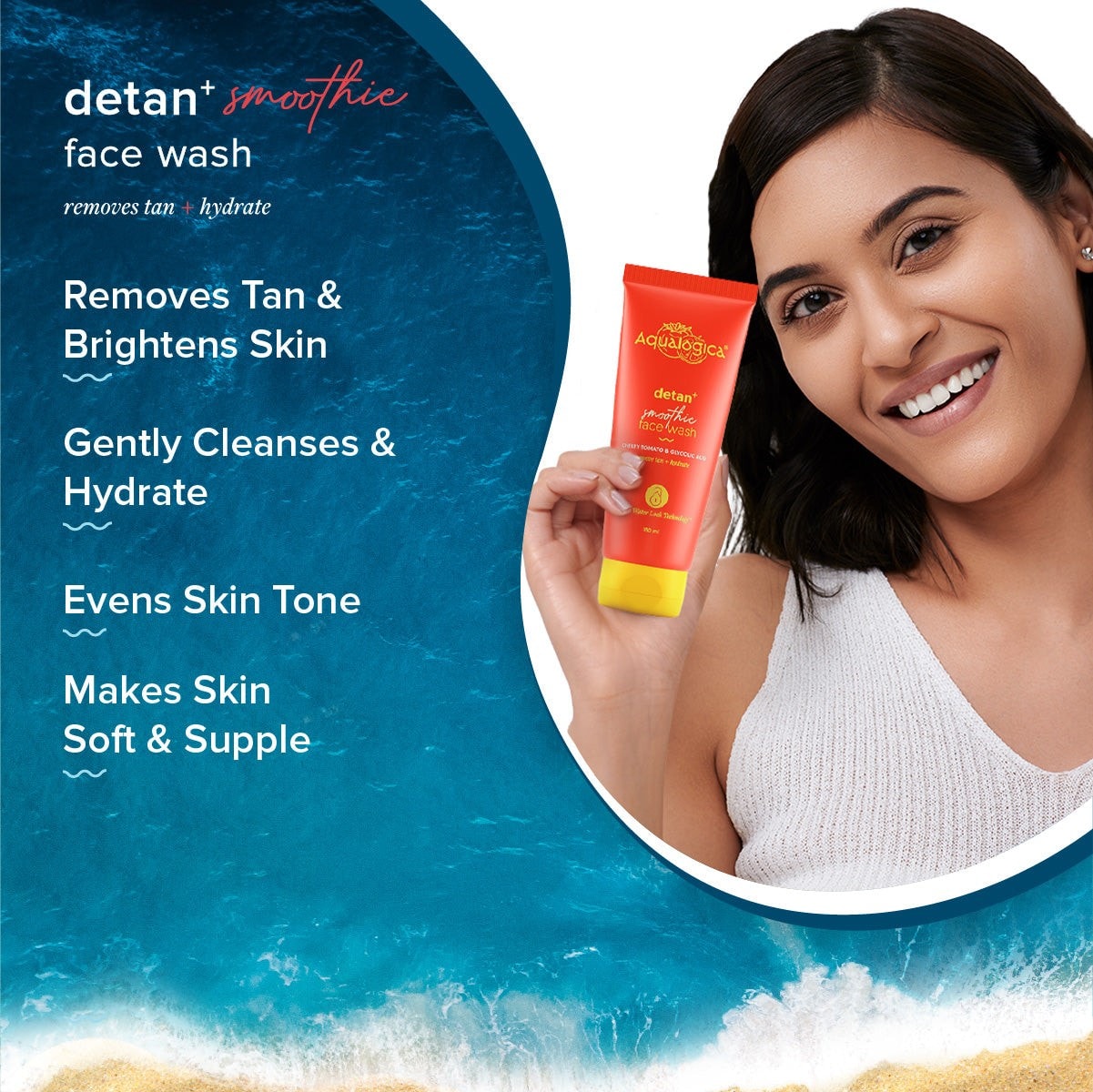 Detan face wash even skin tone 
