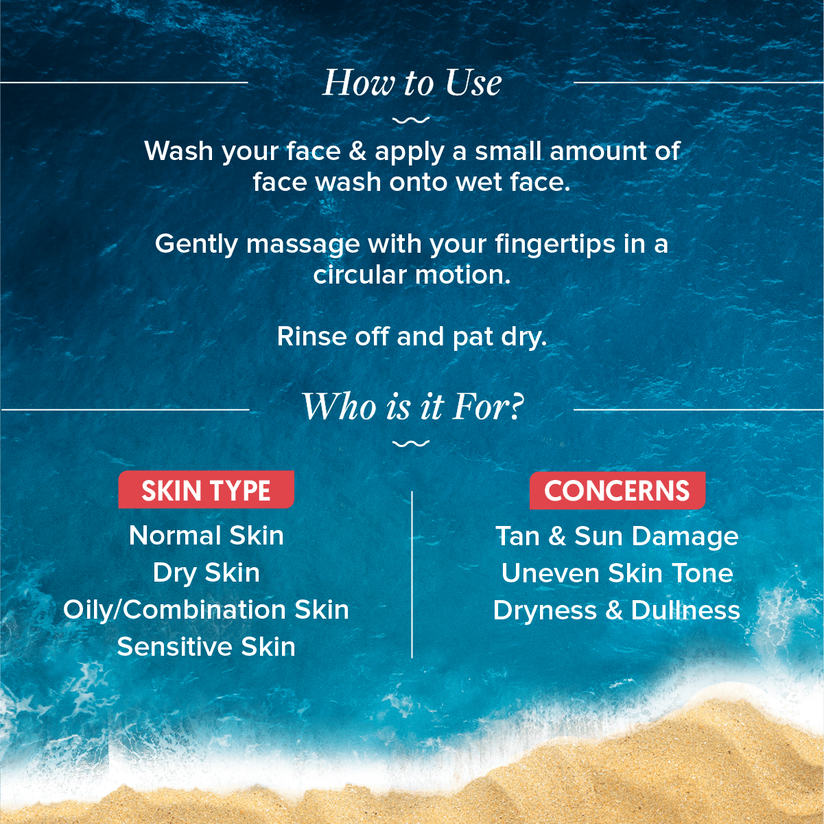 Detan face wash how to use skin types