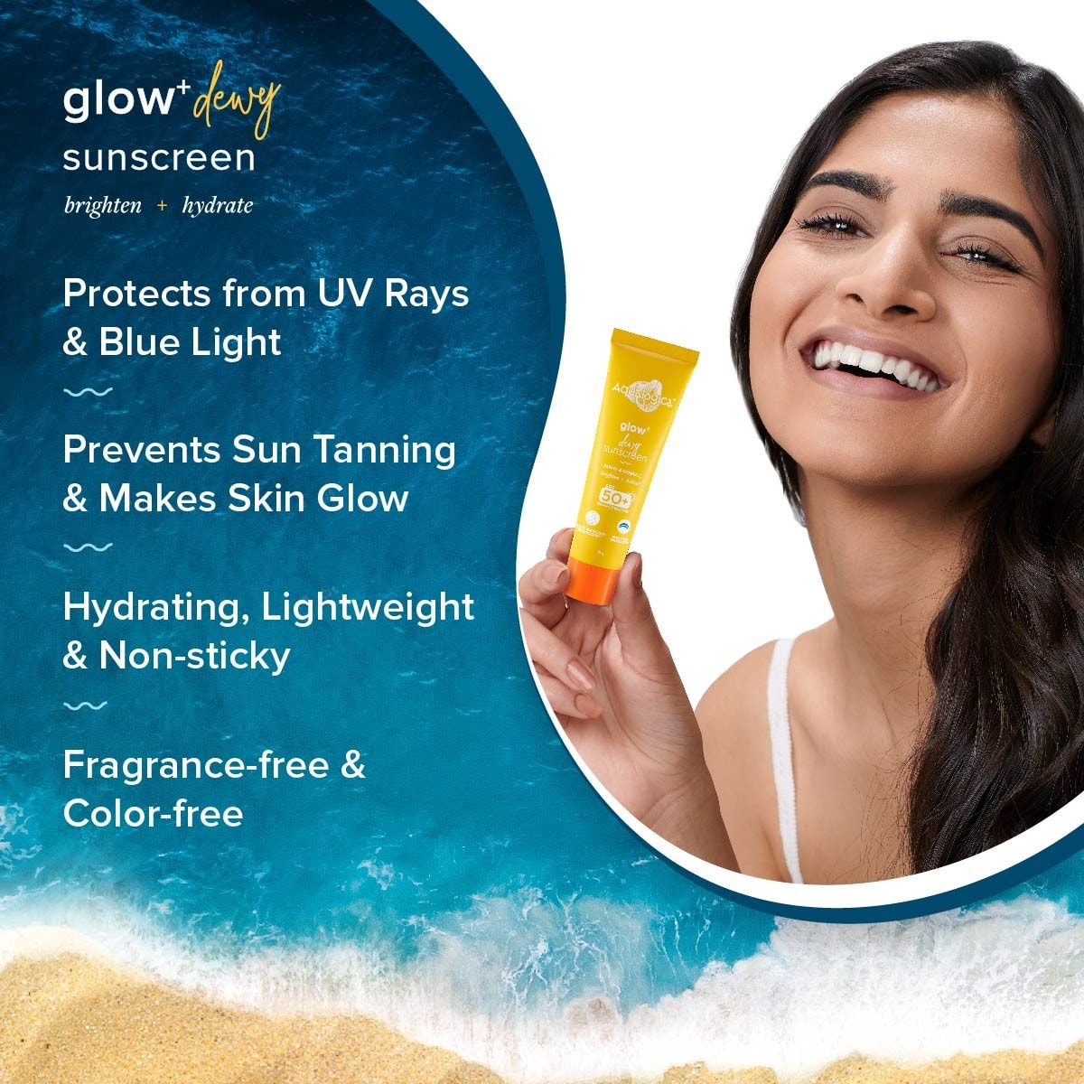 FREEBIE Glow+ Dewy Sunscreen 15g