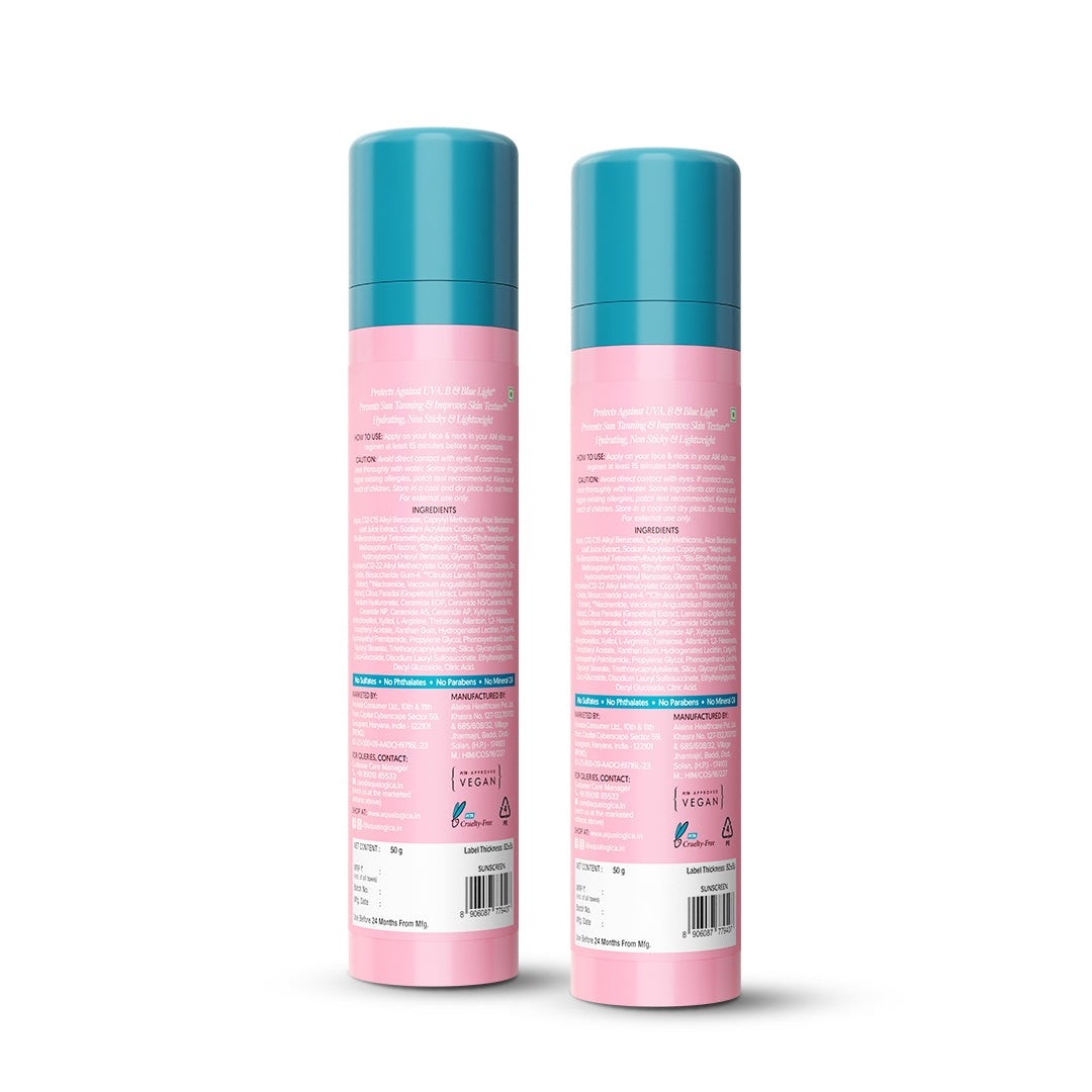 Radiance+ Dewy Sunscreen In-Vivo Tested with Watermelon & Niacinamide with SPF 50 & PA++++ - 50g(Pack of 2)