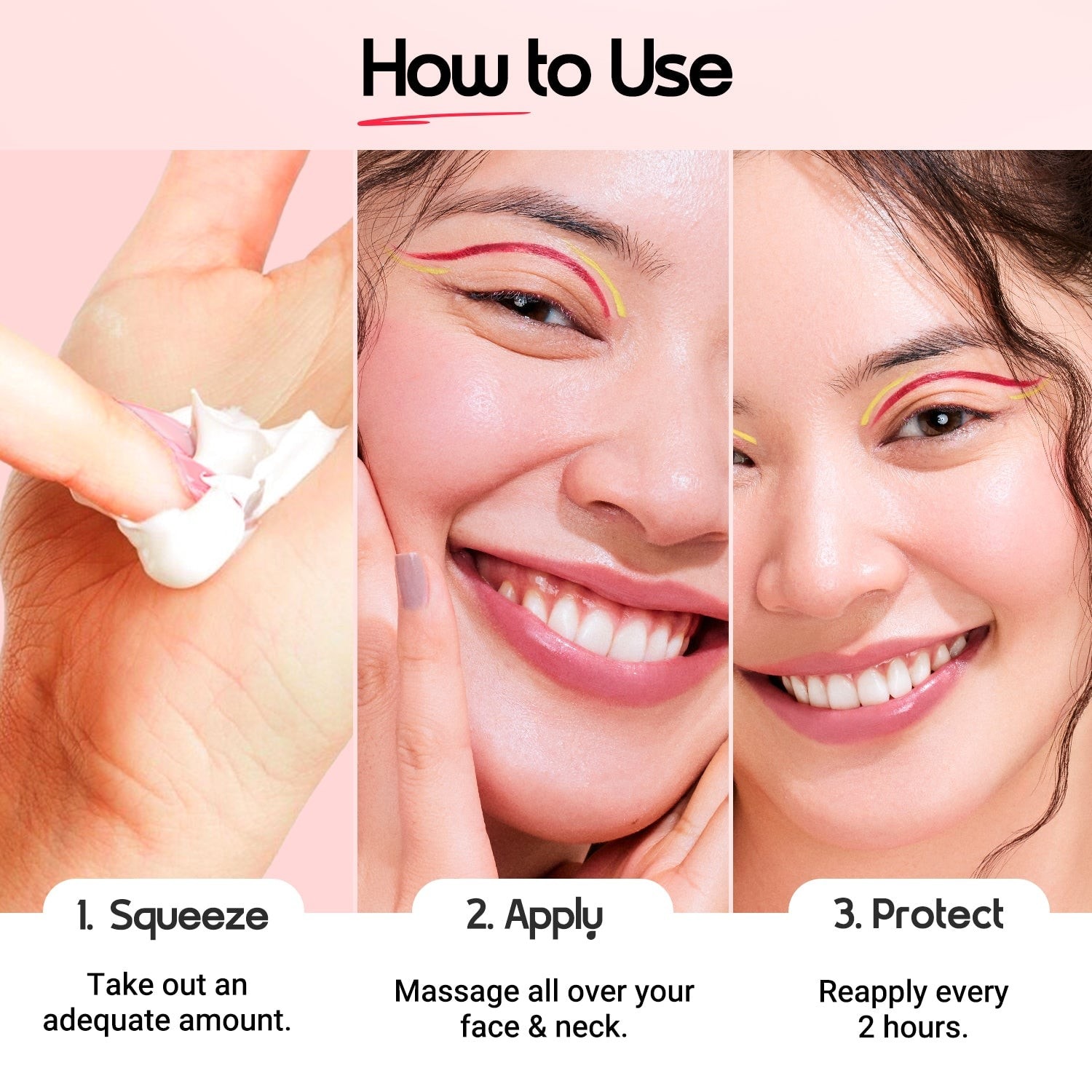 Detan sunscreen squeeze apply protect how to use