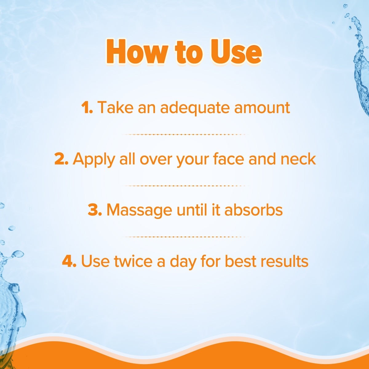 How to use moisturizer after face wash on clean skin