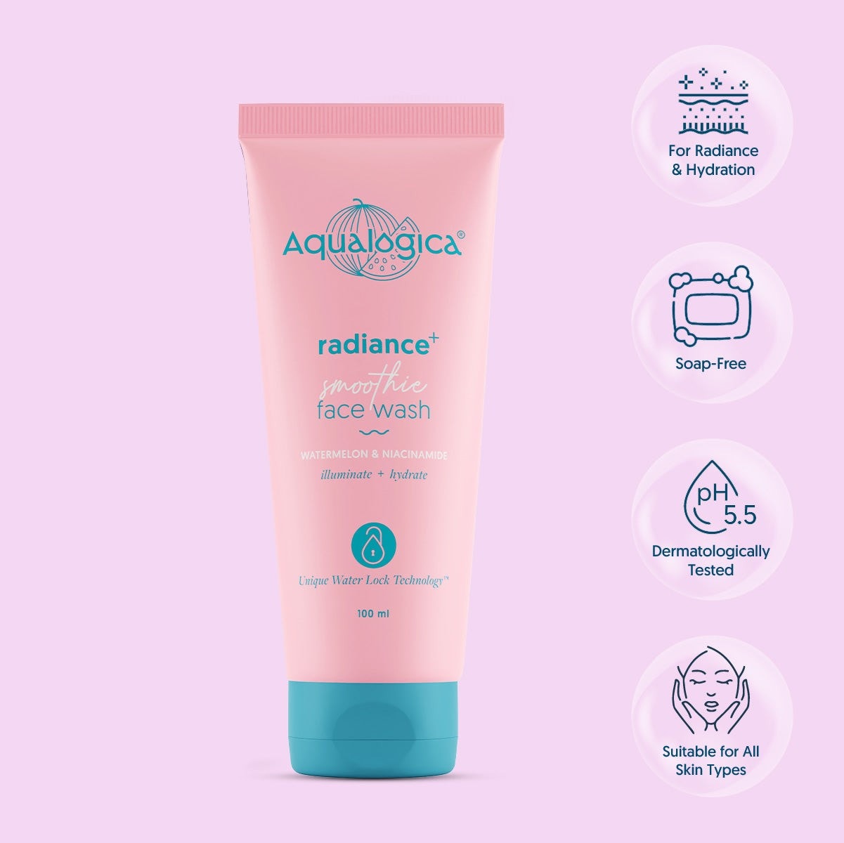 Radiance+ Smoothie Face Wash - 100ml (Pack of 2)