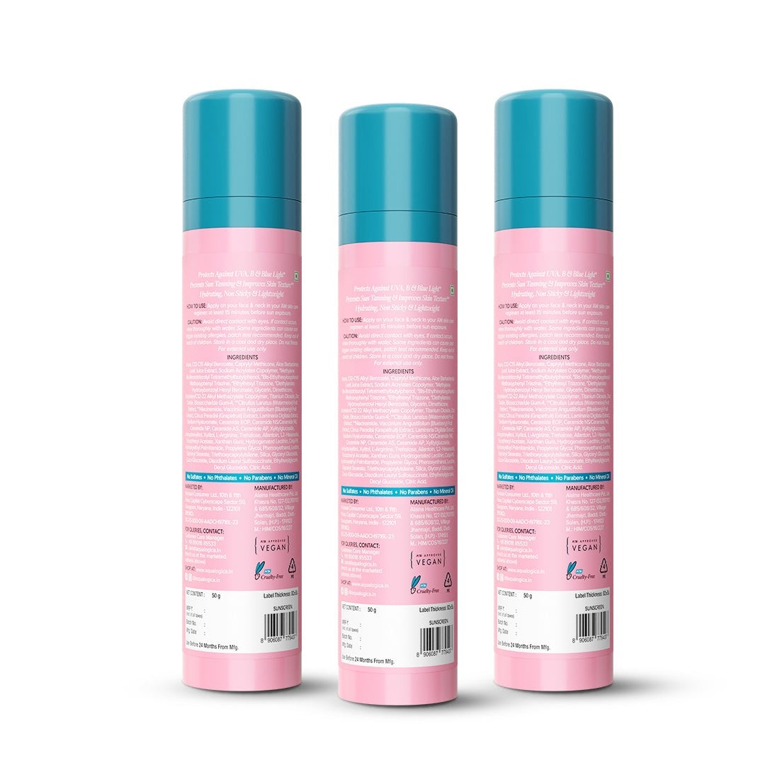 Radiance+ Dewy Sunscreen In-Vivo Tested with Watermelon & Niacinamide with SPF 50 & PA++++ - 50g(Pack of 3)