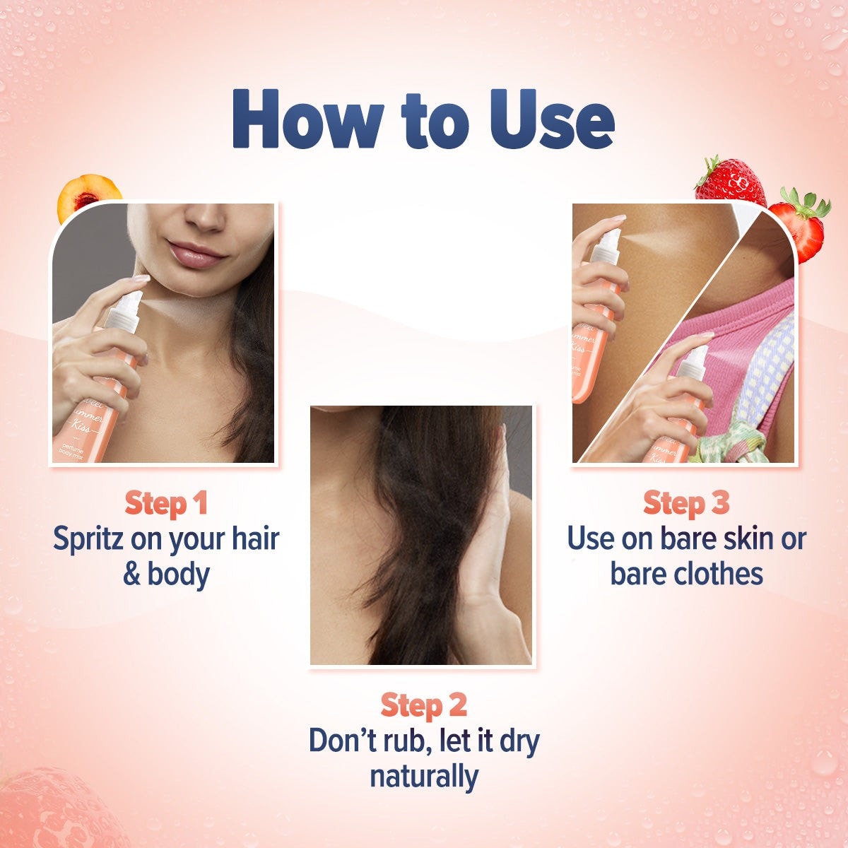 
How to use body mist for long-lasting fresh fragrance
