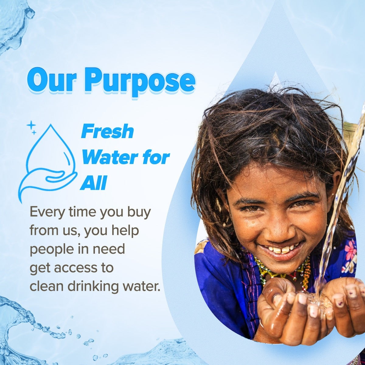 Fresh Water For All story behind Aqualogica brand purpose