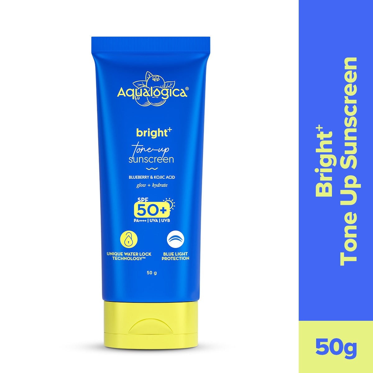 Tone up sunscreen blueberry kojic acid SPF 50 effective