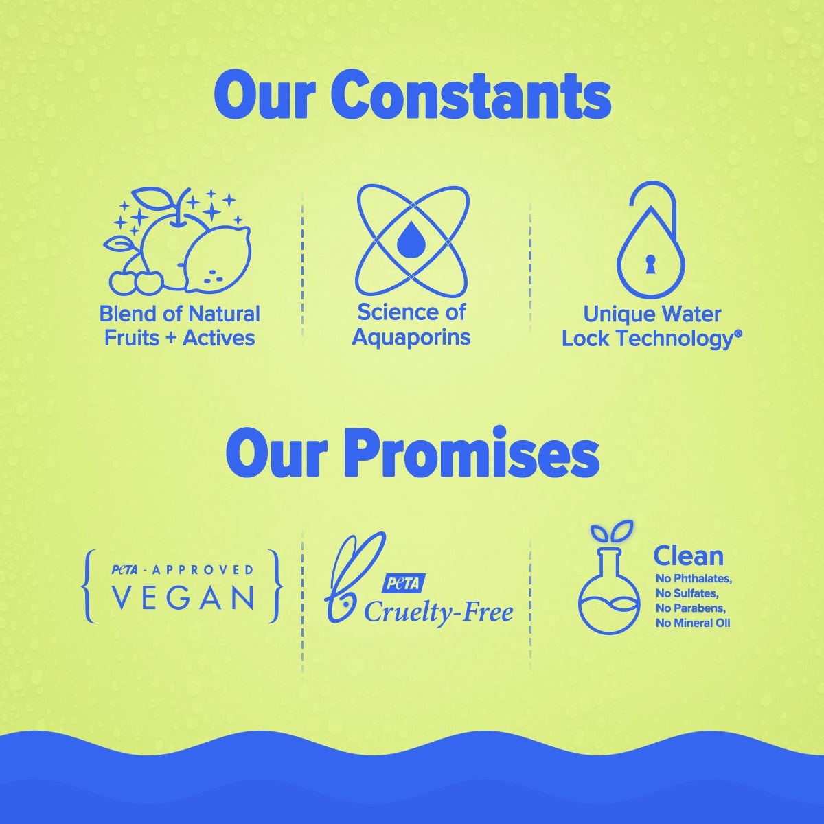 Our constants promises vegan cruelty free