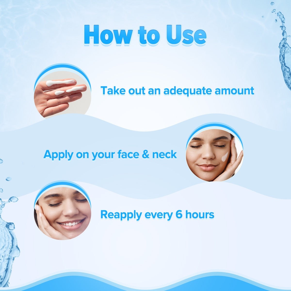 Barrier repair sunscreen how to use apply reapply