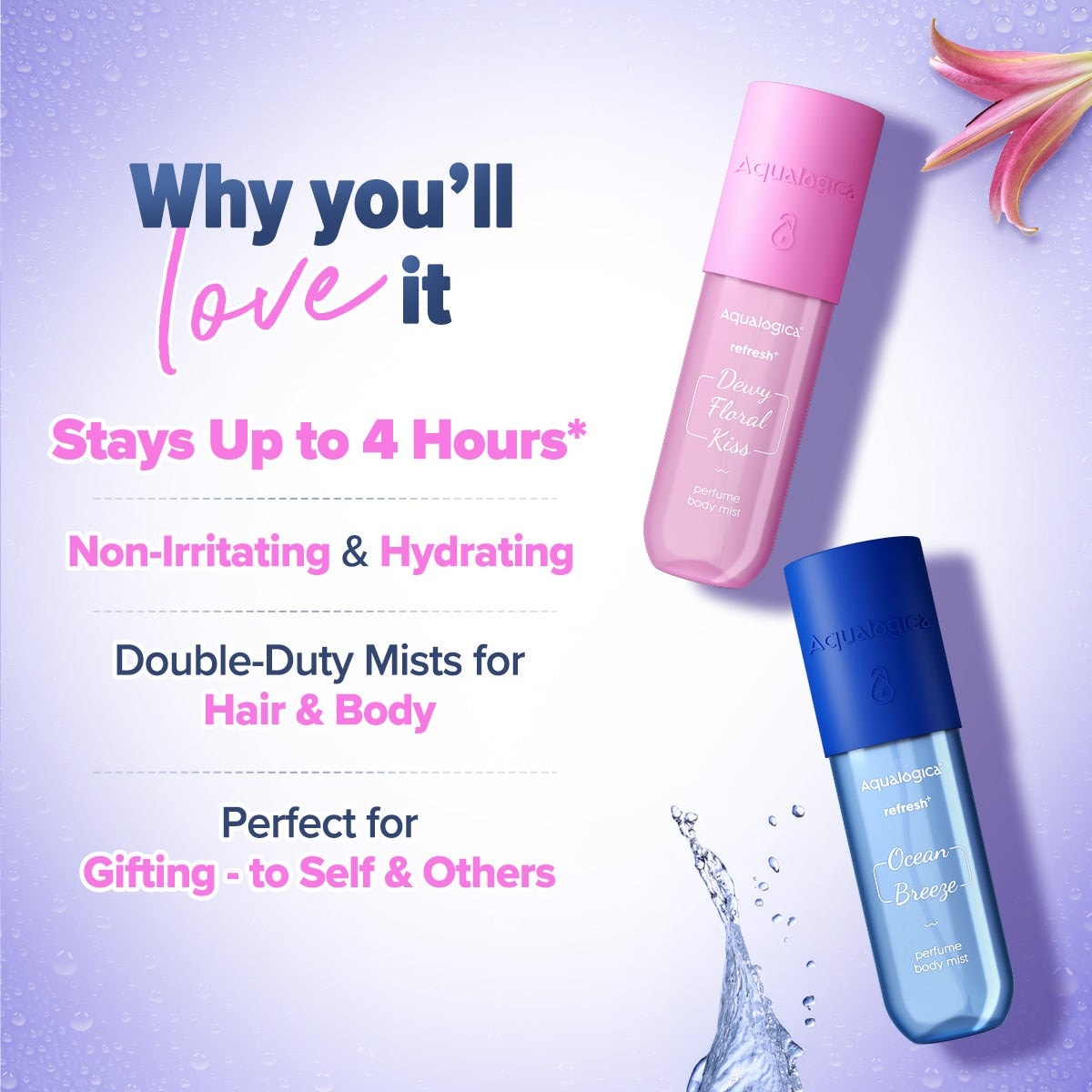 Why you'll love body mist combo soft floral and ocean freshness