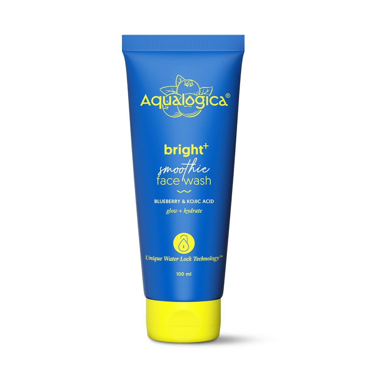 Bright face wash tube front back 100ml