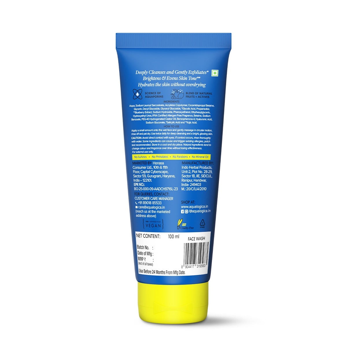 Bright+ Smoothie Face Wash 100ml