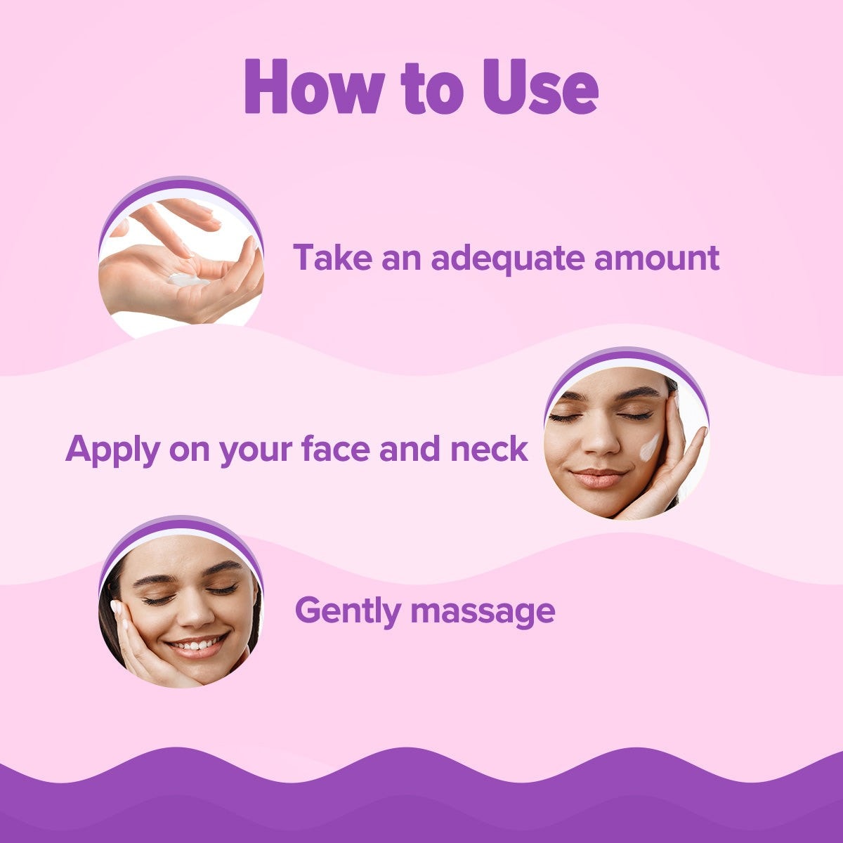 Simple guide for applying moisturizer 