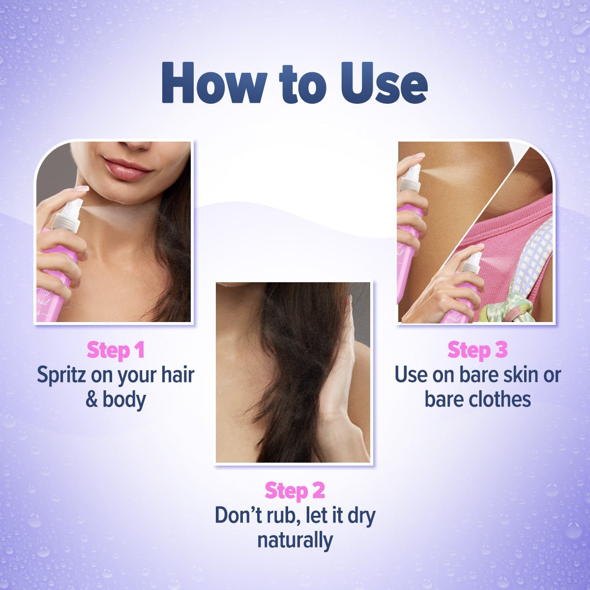 How to use body mist for longer-lasting fresh fragrance