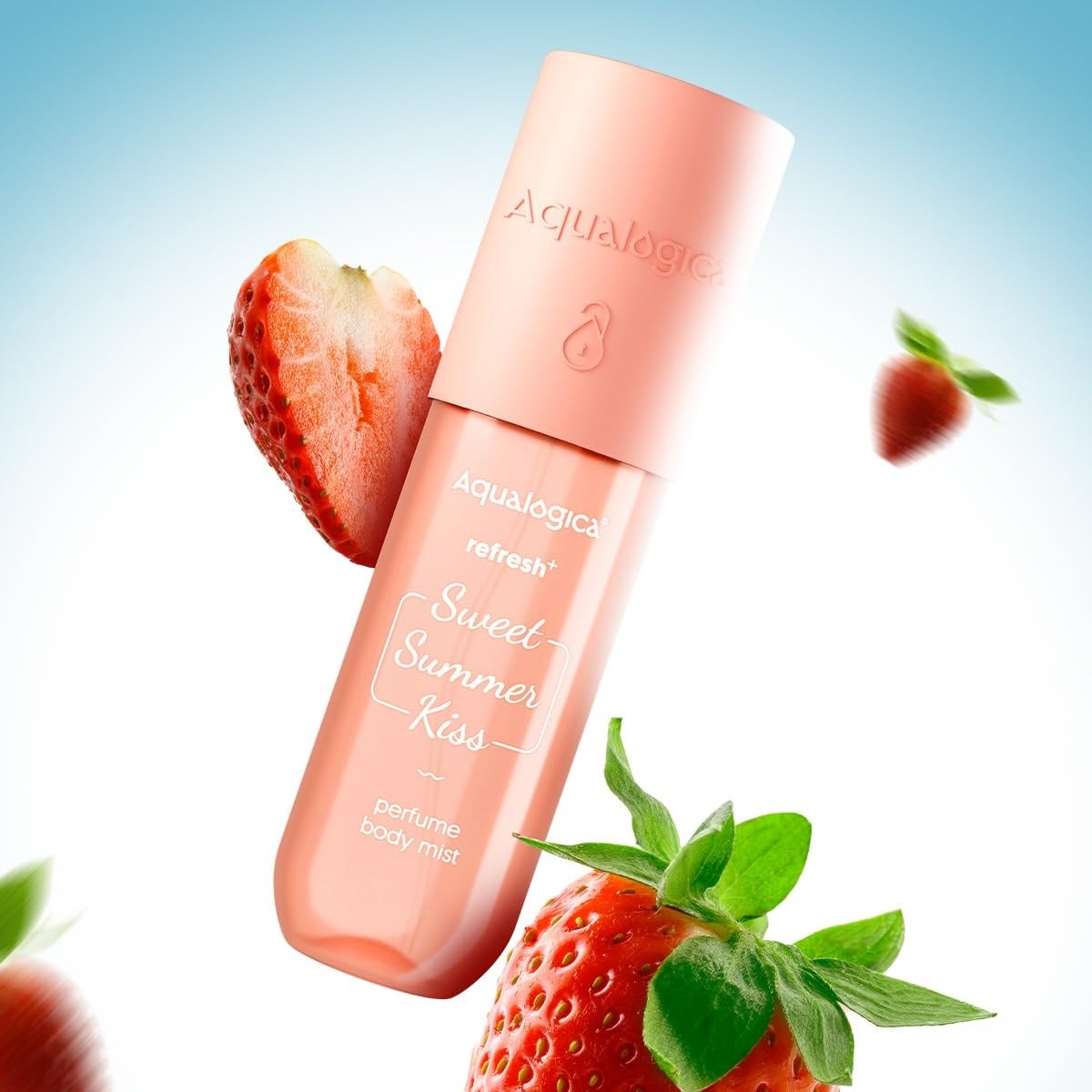 
Aqualogica perfume body mist with fruity and fresh notes 
