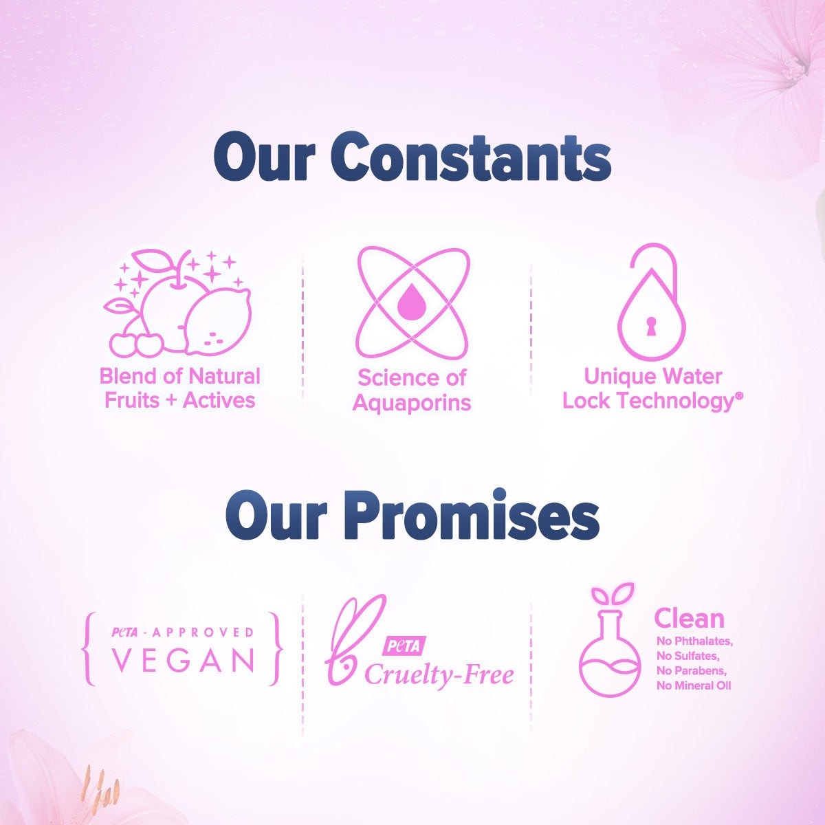 Gentle formula is backed by clean and vegan promises