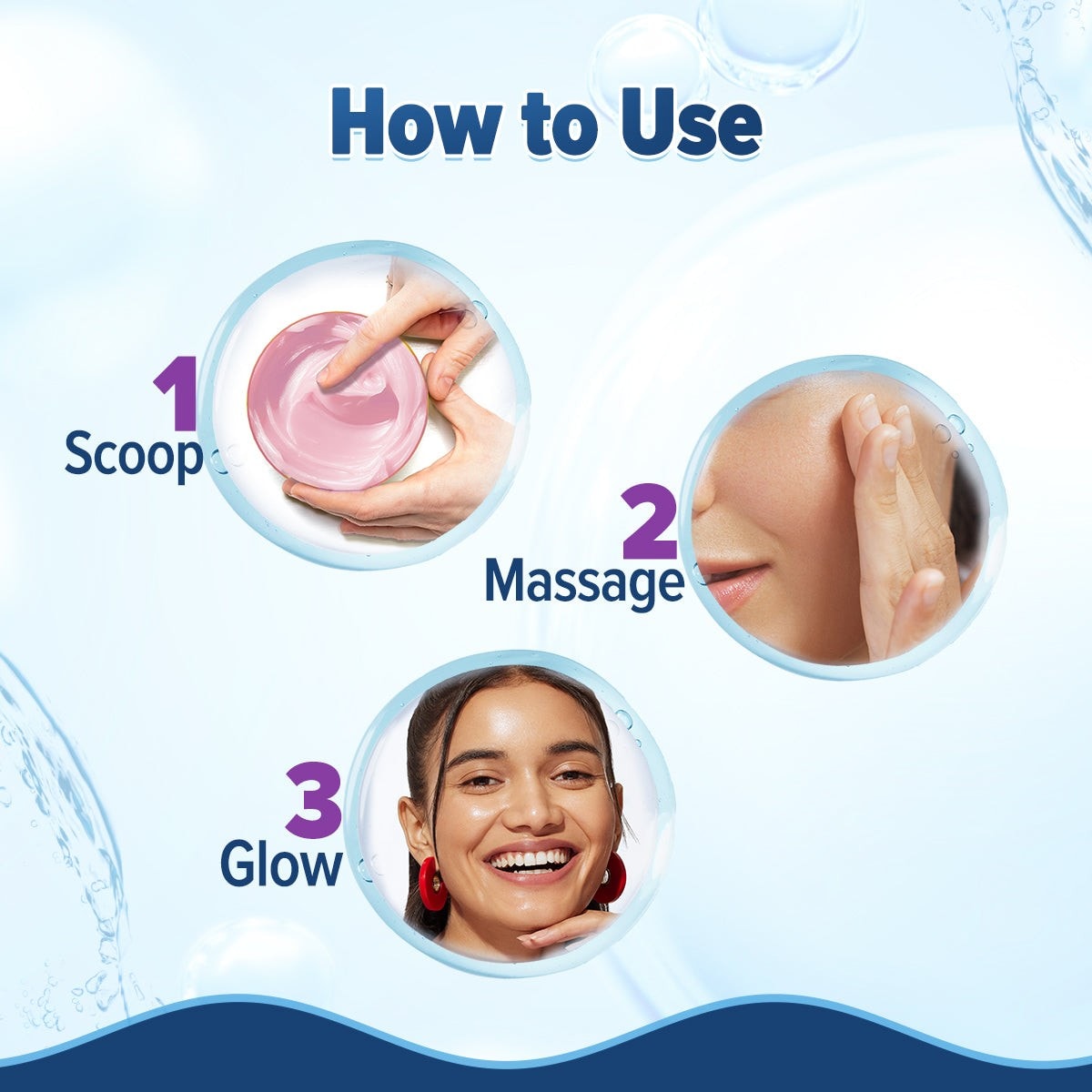 How to use hydra gel moisturizer in simple face care steps