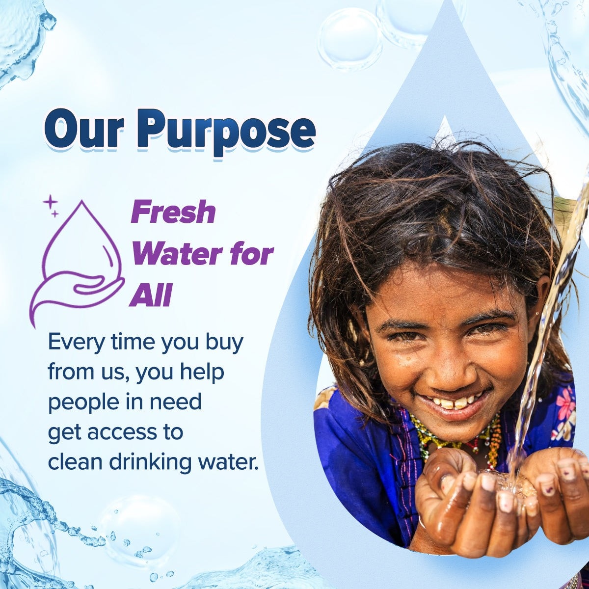Fresh Water For All story with Aqualogica brand purpose